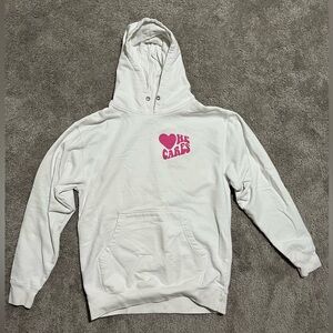 White Have You Talked To God About It Hoodie